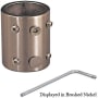 MinkaAire Downrod Coupler for MinkaAire Ceiling Fans Galvanized