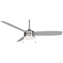 MinkaAire Airetor III 54" 3 Blade Indoor LED Ceiling Fan Brushed Nickel