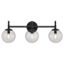 Minka Lavery Auresa 3 Light 26" Wide Vantage Bathroom Vanity Light Coal