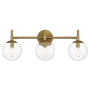 Minka Lavery Auresa 3 Light 26" Wide Vantage Bathroom Vanity Light Soft Brass