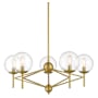 Minka Lavery Auresa 5 Light 29" Wide Vantage Chandelier Soft Brass