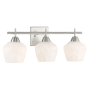 Minka Lavery Camrin 3 Light 21" Wide Vantage Bathroom Vanity Light Brushed Nickel
