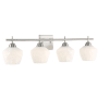 Minka Lavery Camrin 4 Light 31" Wide Vantage Bathroom Vanity Light Brushed Nickel