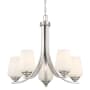 Minka Lavery Shyloh 5 Light 23" Wide Vantage Chandelier Brushed Nickel