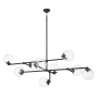 Minka Lavery Millikan 9 Light 64" Wide Multi Light Pendant Coal
