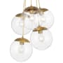 Minka Lavery Auresa 5 Light 22" Wide Pendant Soft Brass