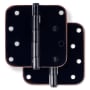 Miseno 4 x 4 Plain Bearing 5/8" Radius Corner Door Hinge - Pair Oil Rubbed Bronze