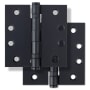 Miseno 4 x 4 Ball Bearing Square Corner Door Hinge - Pair Matte Black