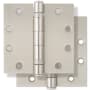 Miseno 4-1/2 x 4-1/2 Ball Bearing Square Corner Door Hinge - Pair Satin Nickel
