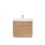 Miseno Huesca 36" Free Standing Single Basin Vanity Set with Cabinet and Stone Composite Vanity Top North American Oak