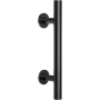 Miseno 7" Long Center to Center Barn Door Rod Pull Handle Black