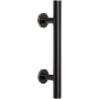 Miseno 7" Long Center to Center Barn Door Rod Pull Handle Oil Rubbed Bronze