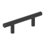 Miseno Eaton 3 Inch Center to Center Bar Cabinet Pull - Pack of 10 Matte Black