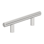 Miseno Eaton 3 Inch Center to Center Bar Cabinet Pull - Pack of 10 Polished Chrome
