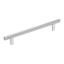Miseno Eaton 7-9/16 Inch Center to Center Bar Cabinet Pull - Pack of 10 Polished Chrome