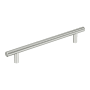Miseno Eaton 7-9/16 Inch Center to Center Bar Cabinet Pull - Pack of 10 Stainless Steel