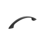 Miseno Cohasset 3-3/4 Inch Center to Center Arch Cabinet Pull - Pack of 10 Matte Black