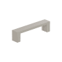 Miseno Chapman 3-3/4 Inch Center to Center Handle Cabinet Pull - Pack of 25 Brushed Satin Nickel