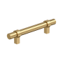 Miseno Skyway 3-3/4 Inch Center to Center Bar Cabinet Pull - Pack of 10 Champagne Bronze