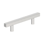 Miseno Hudson 3-3/4 Inch Center to Center Bar Cabinet Pull - Pack of 25 Polished Chrome