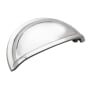 Miseno Shasta 3 Inch Center to Center Cup Cabinet Pull - Pack of 10 Polished Chrome