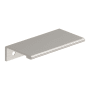 Miseno Mulberry 2-3/16 Inch Center to Center Finger Cabinet Pull - Pack of 10 Brushed Satin Nickel