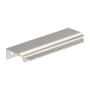Miseno Lassen 2-3/16 Inch Center to Center Finger Cabinet Pull - Pack of 10 Brushed Satin Nickel