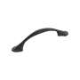 Miseno Whitewood 3-3/4 Inch Center to Center Arch Cabinet Pull - Pack of 10 Matte Black