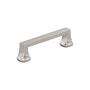 Miseno Huntington 3-3/4 Inch Center to Center Handle Cabinet Pull - Pack of 25 Brushed Satin Nickel
