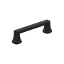 Miseno Huntington 3-3/4 Inch Center to Center Handle Cabinet Pull - Pack of 10 Matte Black