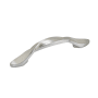 Miseno Elm 3 Inch Center to Center Handle Cabinet Pull - Pack of 10 Brushed Satin Nickel