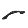 Miseno Elm 3 Inch Center to Center Handle Cabinet Pull - Pack of 10 Matte Black
