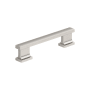 Miseno Alder 3-3/4 Inch Center to Center Bar Cabinet Pull - Pack of 25 Brushed Satin Nickel