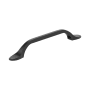 Miseno Alamanor 5-1/16 Inch Center to Center Handle Cabinet Pull - Pack of 10 Matte Black