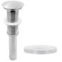 Miseno Umbrella Drain Assembly with Mounting Ring Brushed Nickel