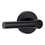 Miseno Elkton Round Rod Single Cylinder Keyed Entry Door Lever Set Matte Black