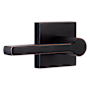 Miseno Lorton Flat Bar Passage Door Lever Set Oil Rubbed Bronze