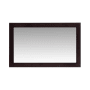 Miseno Sterling 48" W x 30" H Rectangular Wood Framed Bathroom Wall Mirror Espresso