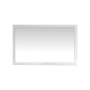 Miseno Sterling 48" W x 30" H Rectangular Wood Framed Bathroom Wall Mirror White