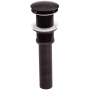 Miseno Pop-Up Vessel Sink Drain Without Overflow Oil Rubbed Bronze