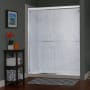 Miseno Suave 72" High x 58-60" Wide Sliding Framed Shower Door with 1/4" Clear Glass Chrome