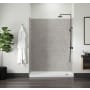 Miseno Readyset 78" X 60" X 36" Five Panel Alcove Shower Wall Kit Pietra Grey