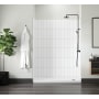 Miseno Readyset 78" X 60" X 36" Five Panel Alcove Shower Wall Kit Verticle White Tile