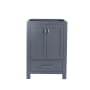 Miseno Wilson 24" Single Free Standing Vanity Cabinet - Less Vanity Top Grey
