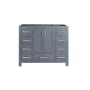 Miseno Wilson 42" Single Free Standing Vanity Cabinet - Less Vanity Top Grey