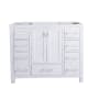 Miseno Wilson 42" Single Free Standing Vanity Cabinet - Less Vanity Top White