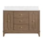 Miseno Kinsale 48" Free Standing Single Basin Vanity Set with Cabinet and Stone Composite Vanity Top Walnut Drift