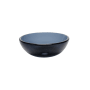Miseno Marrone 12" Circular Glass Vessel Bathroom Sink Grey