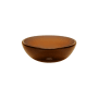 Miseno Marrone 12" Circular Glass Vessel Bathroom Sink Brown