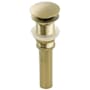 Miseno Pop-Up Vessel Sink Drain Without Overflow Satin Brass
